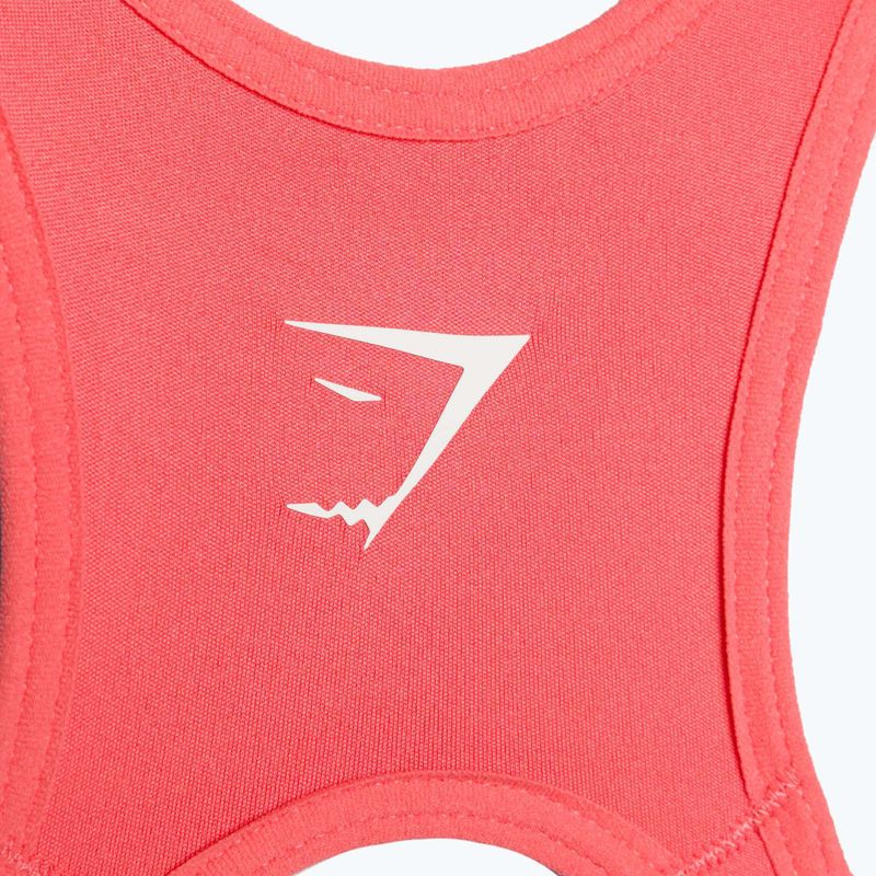 Gymshark Open Back Training Športová ružová fitness podprsenka 7