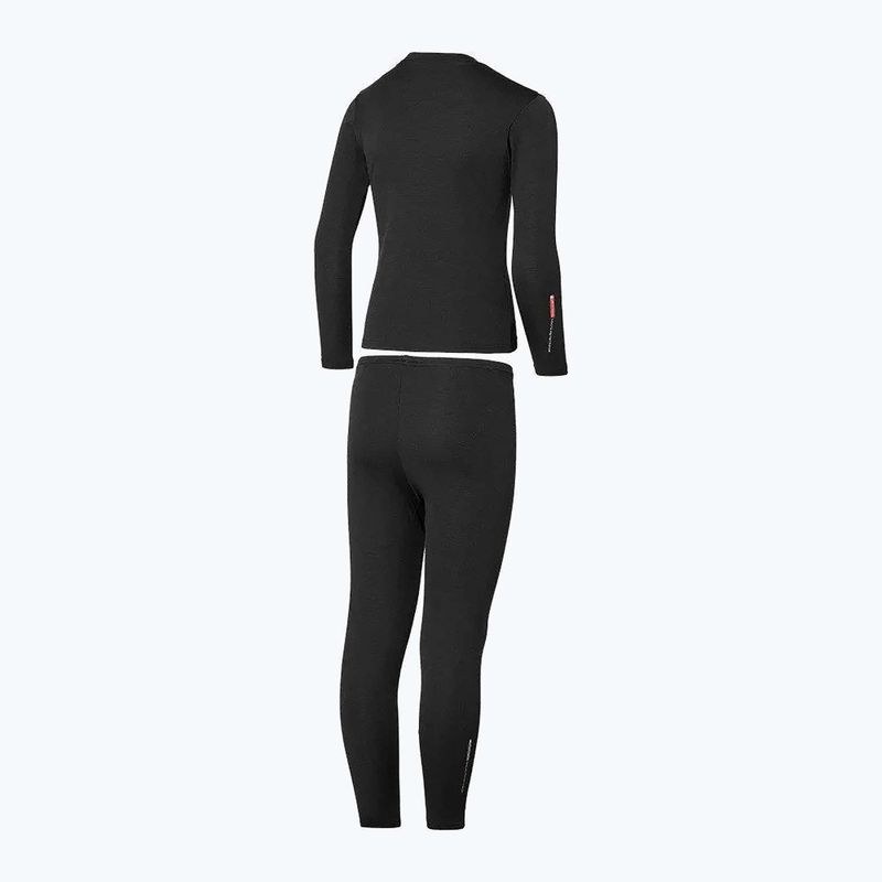 Detská súprava termoprádla Mizuno Mid Top&Bottom black 2