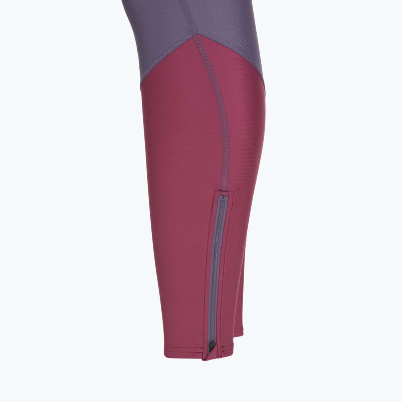Dámske bežecké legíny Mizuno 7/8 Printed pink peacock 4