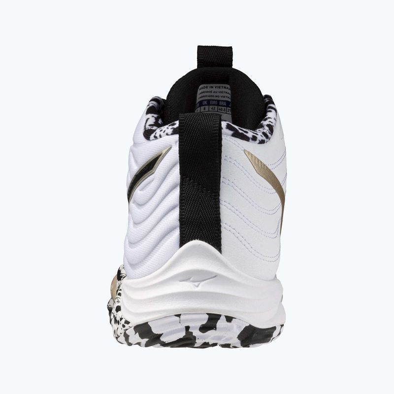 Volejbalové topánky Mizuno Wave Momentum Elite Mid white/black/ge gold 10