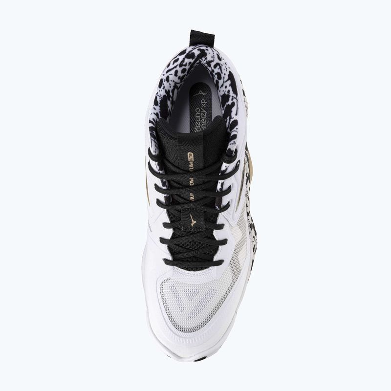 Volejbalové topánky Mizuno Wave Momentum Elite Mid white/black/ge gold 12