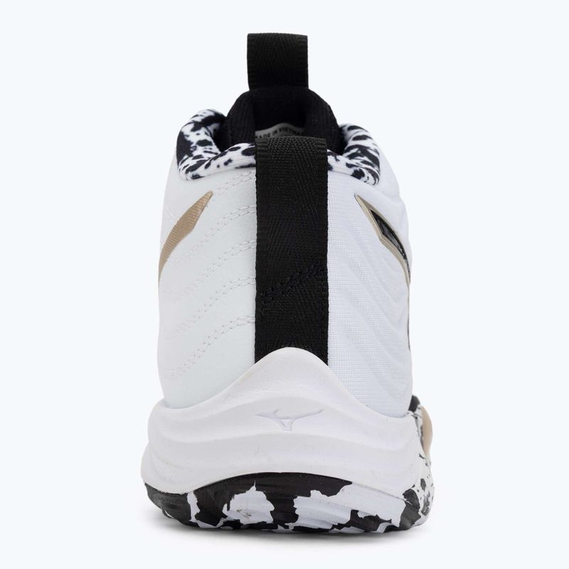 Volejbalové topánky Mizuno Wave Momentum Elite Mid white/black/ge gold 6