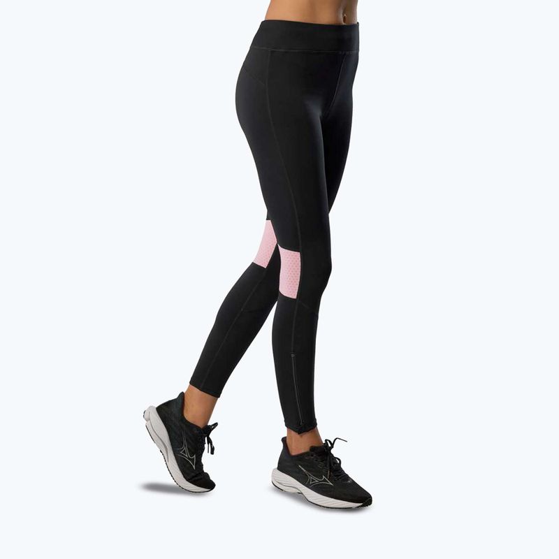 Dámske bežecké legíny Mizuno Active Warmalite Long black/mauve 3