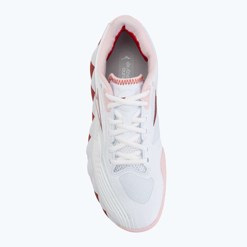 Dámske tenisové topánky Mizuno Wave Enforce Tour 2 CC white/pinkesque/barbados/cherry 5