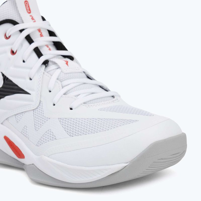 Volejbalové topánky Mizuno Wave Momentum Pro Mid white/black/fiery red 7