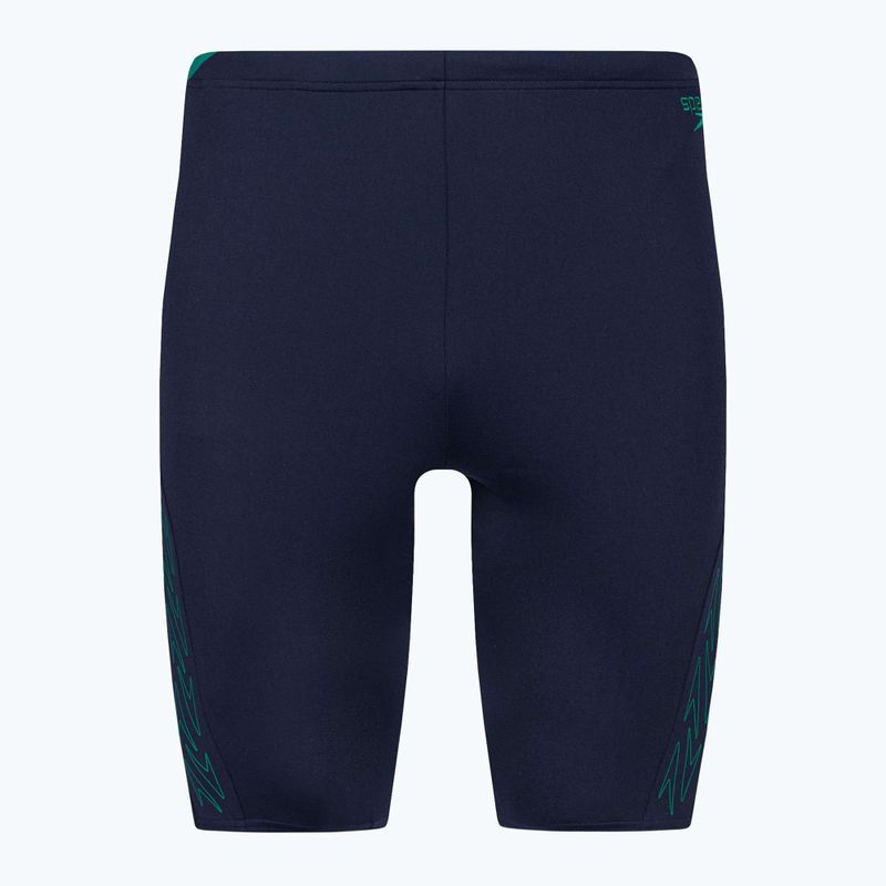 Pánske plavecké nohavice Speedo Hyper Boom Splice navy/green 6