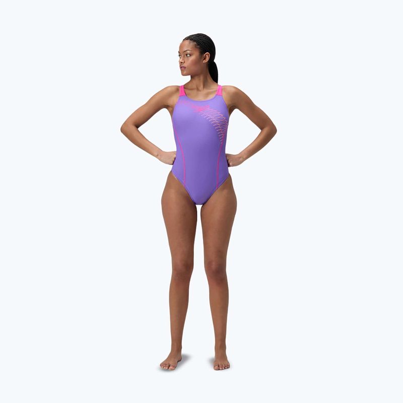 Jednodielne plavky  Speedo Medley Logo Medalist indigo glow 2