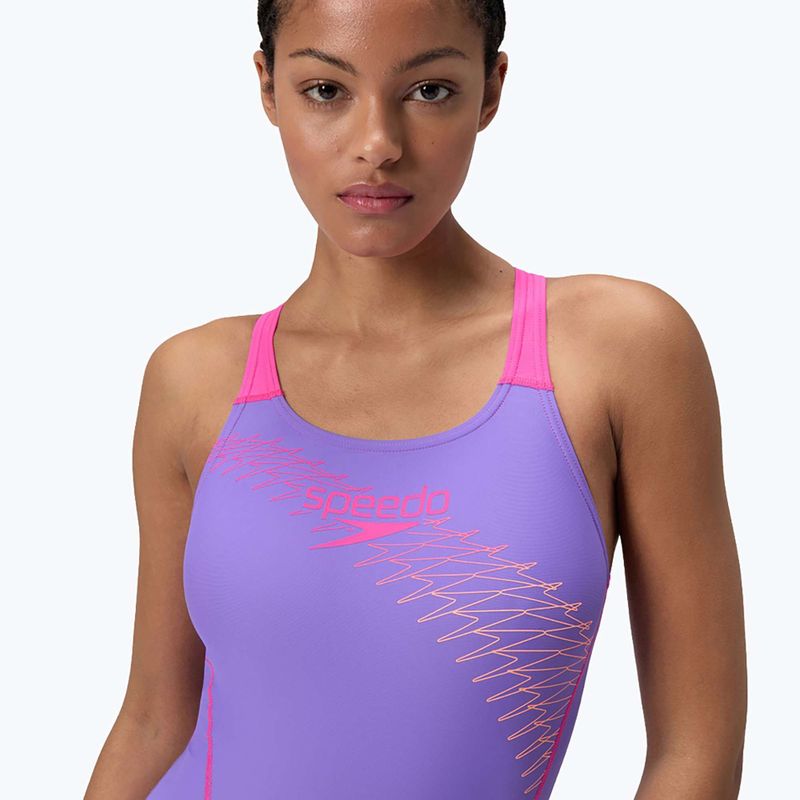 Jednodielne plavky  Speedo Medley Logo Medalist indigo glow 5