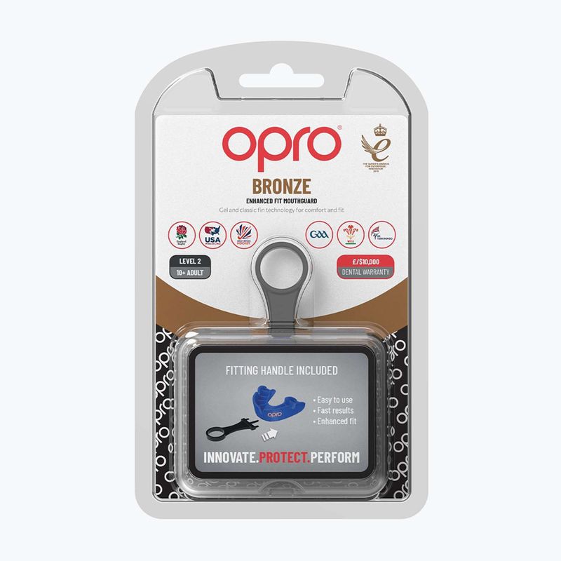 Modrý chránič čeľustí Opro Bronze GEN5 2