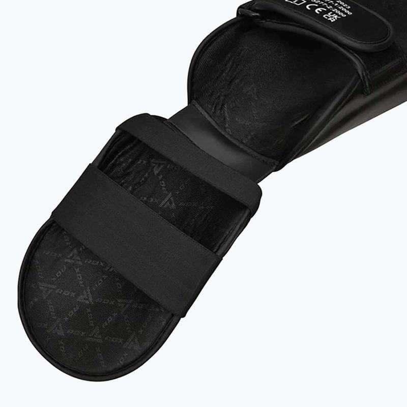 Ochranné chrániče holení a nôh RDX T1 Shin Instep Guards black 8