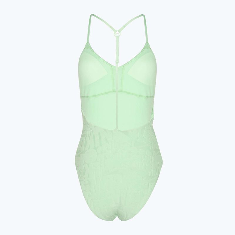 Dámske jednodielne plavky Nike Retro Flow Terry vapor green 2