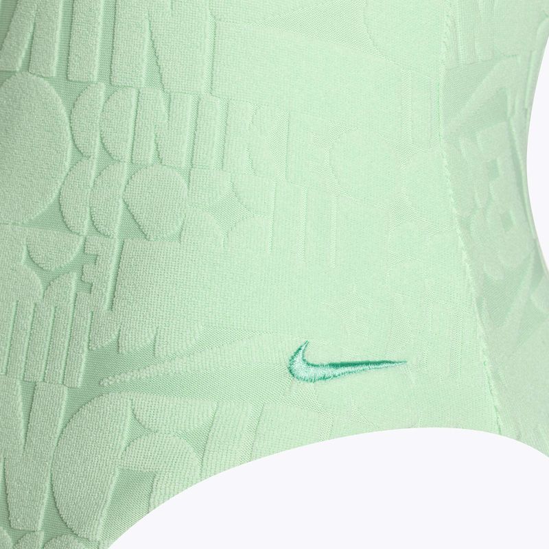 Dámske jednodielne plavky Nike Retro Flow Terry vapor green 3
