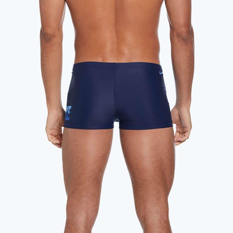 Pánske plavecké boxerky Nike Ocean Merge Square Leg midnight navy 7