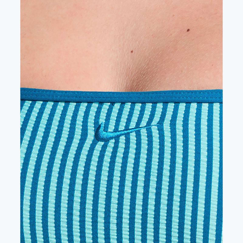 Vrchný diel plaviek Nike Ripple Texture Bralette Classic Bikini bleached turquoise 4
