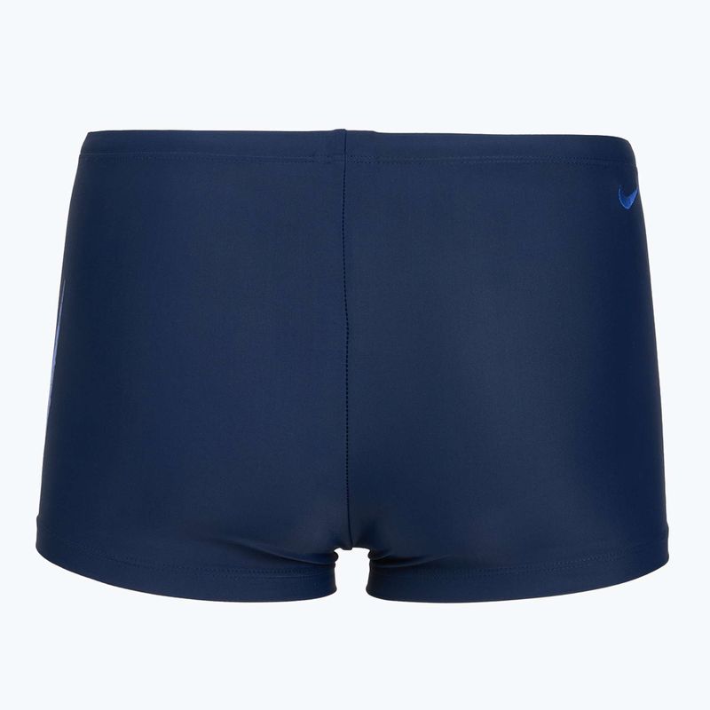 Plavky Nike Logo Graphic Square Leg midnight navy 2