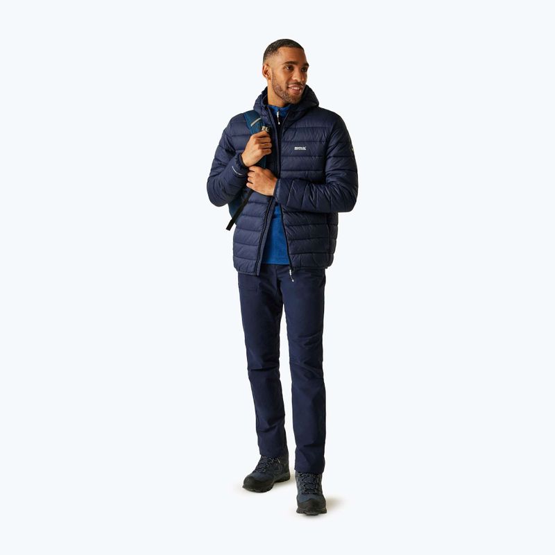 Pánska bunda REGATTA Hooded Marizion black navy/olympian blue 2