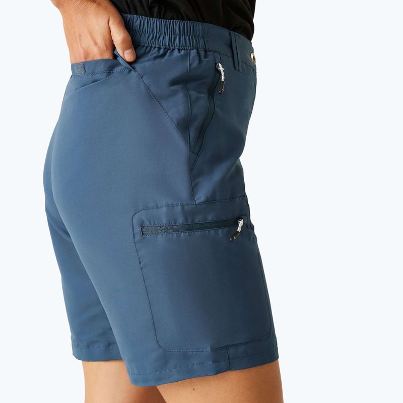 Dámske trekingové šortky REGATTA Chaska III dark denim 4