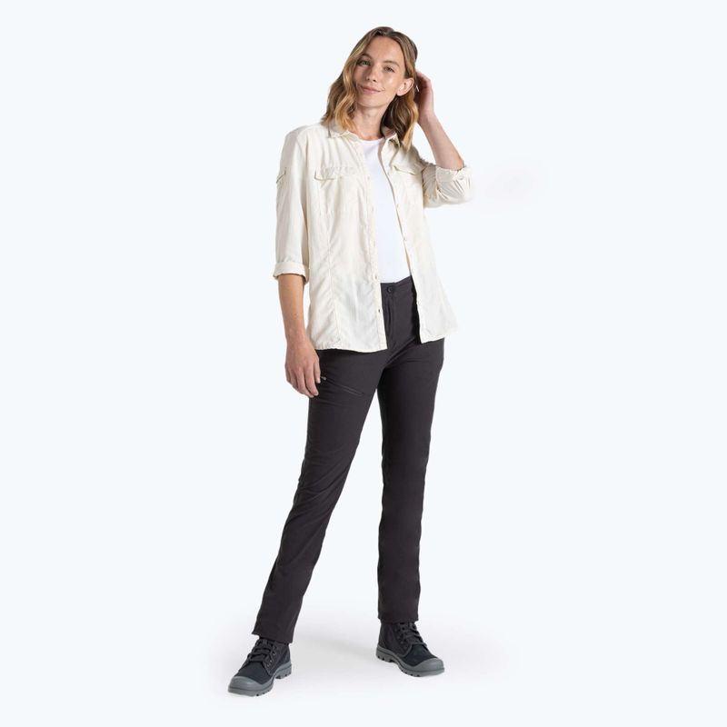 Dámske trekkingové tričko  Craghoppers NosiLife Adventure Long Sleeved Shirt III sea salt 2