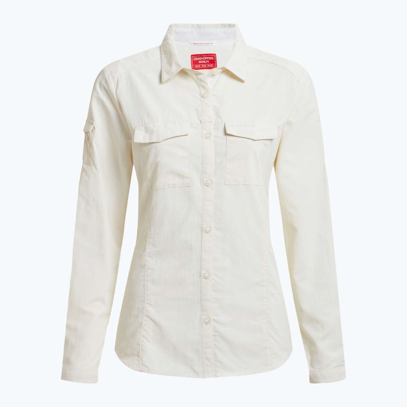 Dámske trekkingové tričko  Craghoppers NosiLife Adventure Long Sleeved Shirt III sea salt 8