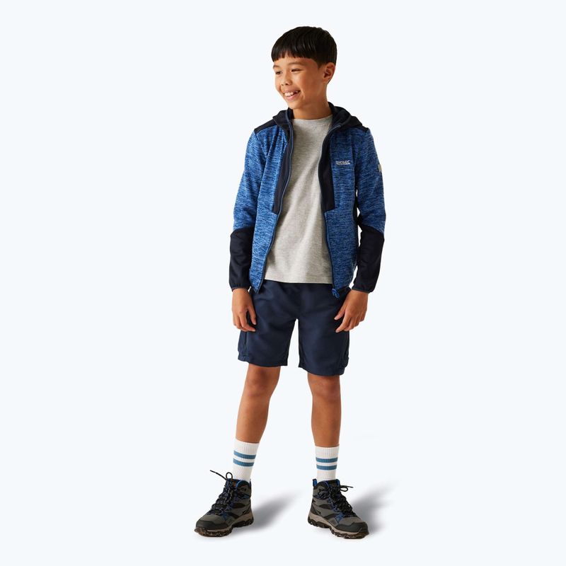 Detská fleecová mikinaREGATTA Dissolver X olympian blue/navy 2