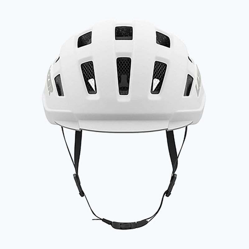 Cyklistická prilba Lazer Codax KinetiCore + net matná celá biela 3