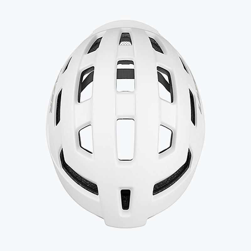 Cyklistická prilba Lazer Codax KinetiCore + net matná celá biela 5