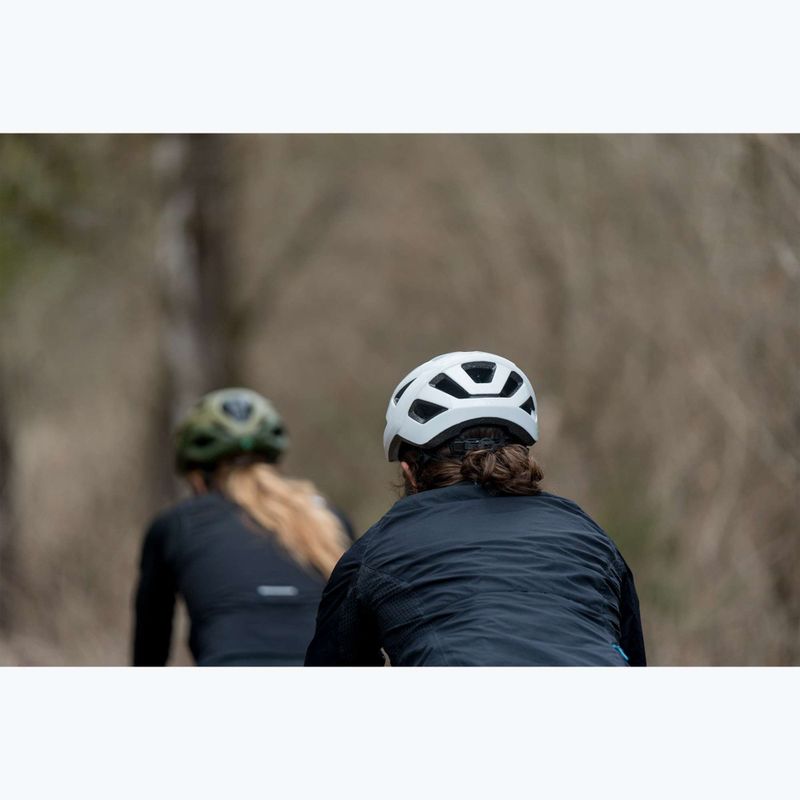 Cyklistická prilba Lazer Codax KinetiCore + net matná celá biela 8