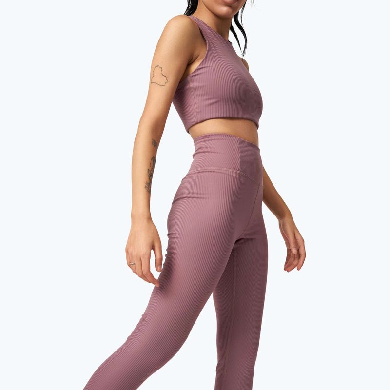 Dámske tréningové legíny Girlfriend Collective Rib pewter 4