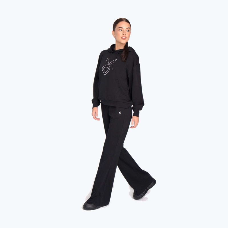 Dámske tréningové nohavice Cardio Bunny HCB-125 Flare black 4