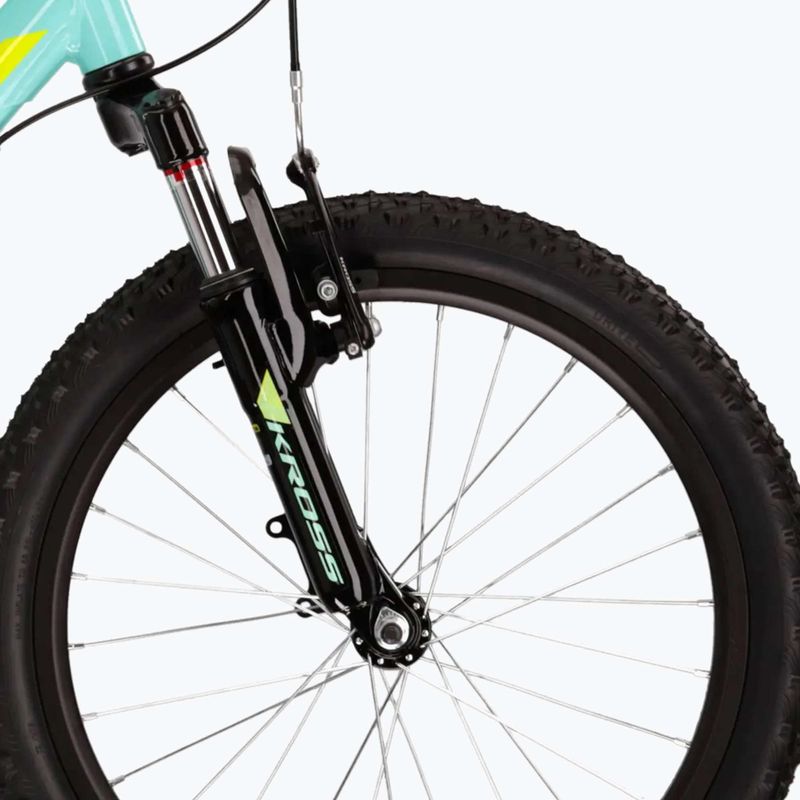 Detský bicykel KROSS Lea Mini 2.0 celadon/lime/gloss 6
