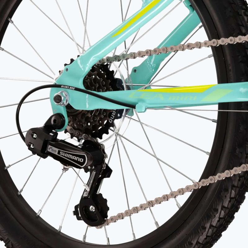 Detský bicykel KROSS Lea Mini 2.0 celadon/lime/gloss 7