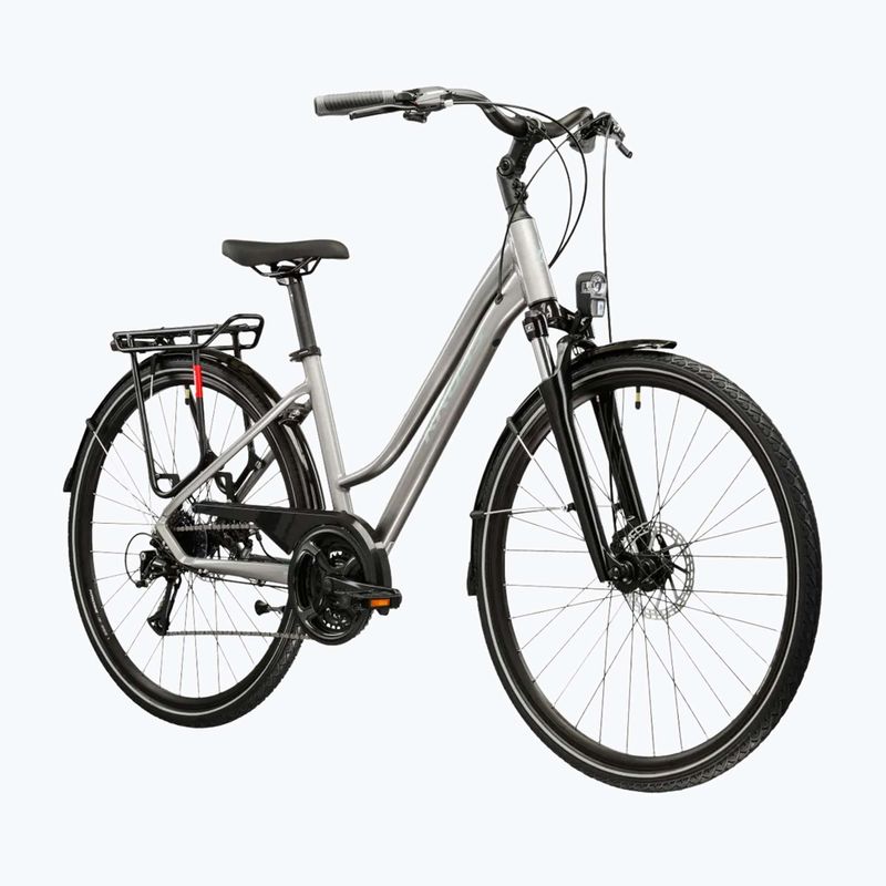 Dámsky trekingový bicykel KROSS Trans 3.0 In silver/gray/gloss 2
