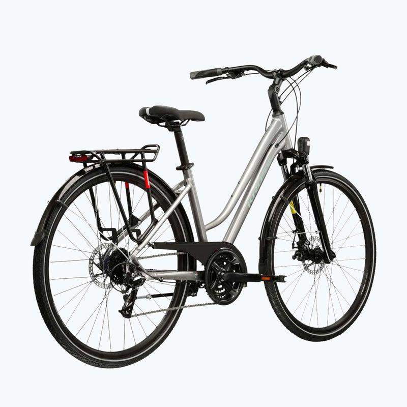 Dámsky trekingový bicykel KROSS Trans 3.0 In silver/gray/gloss 3