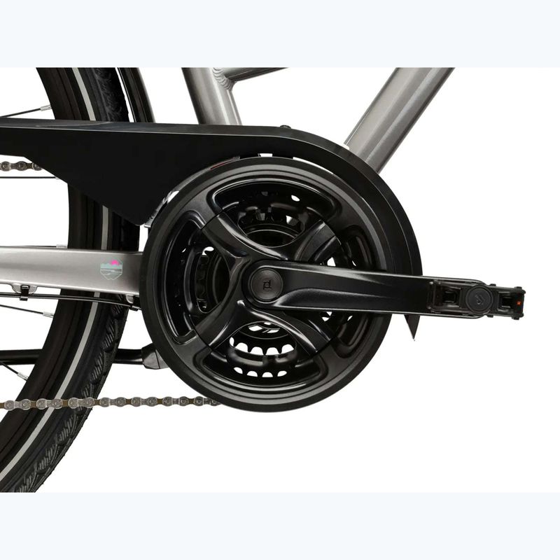 Dámsky trekingový bicykel KROSS Trans 3.0 In silver/gray/gloss 10