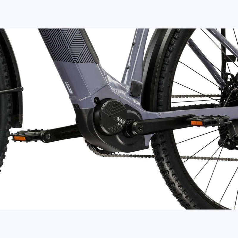Elektrický bicykel KROSS Influx Suv Hybrid 1.0 820Wh LS gray/black/gloss 10