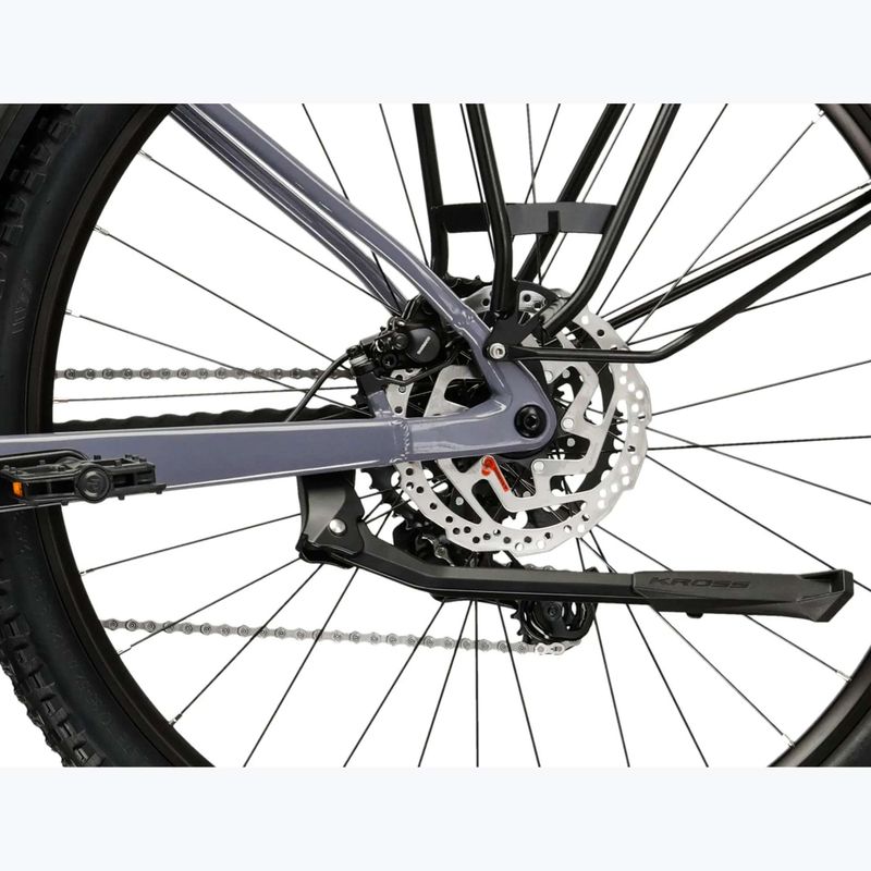 Elektrický bicykel KROSS Influx Suv Hybrid 1.0 820Wh LS gray/black/gloss 11