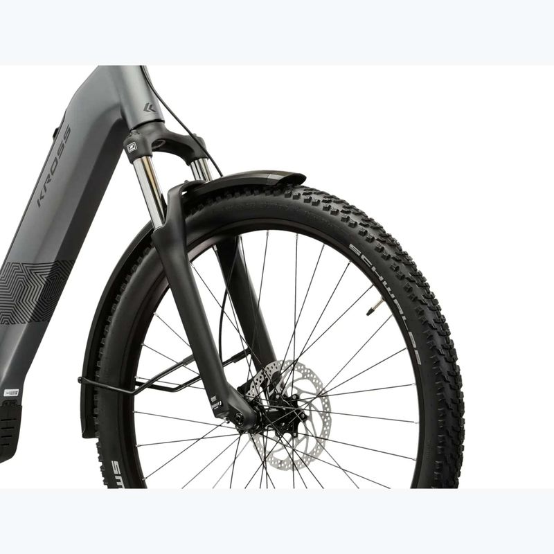 Elektrický bicykel KROSS Influx Suv Hybrid 2.0 600Wh LS 27,5" grey/black/matte 6
