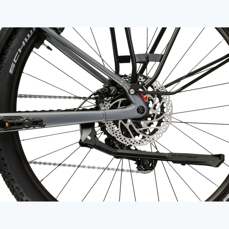 Elektrický bicykel KROSS Influx Suv Hybrid 2.0 600Wh LS 27,5" grey/black/matte 11
