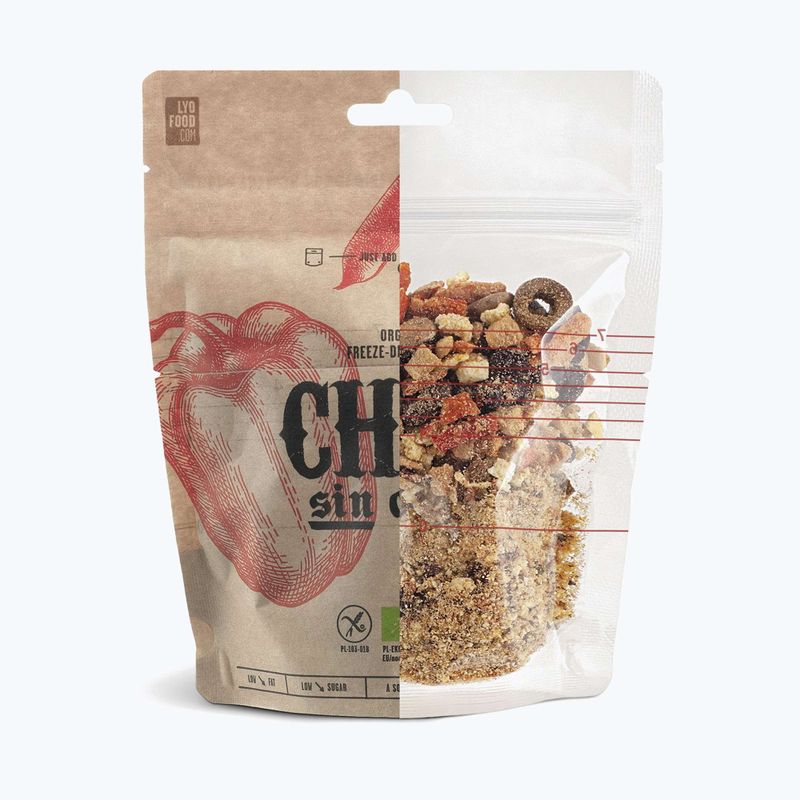 Mrazom sušené potraviny LYOFOOD Eko Chili sin Carne 270 g 2