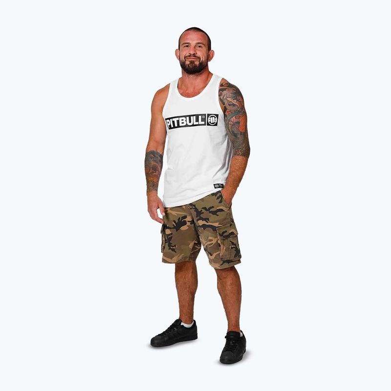 Pánske tričko Pitbull Hilltop Tank Top white 2