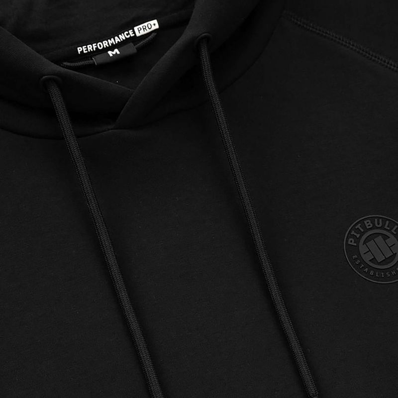 Pánska mikina Pitbull Dogwood Hooded Sweatshirt black 6