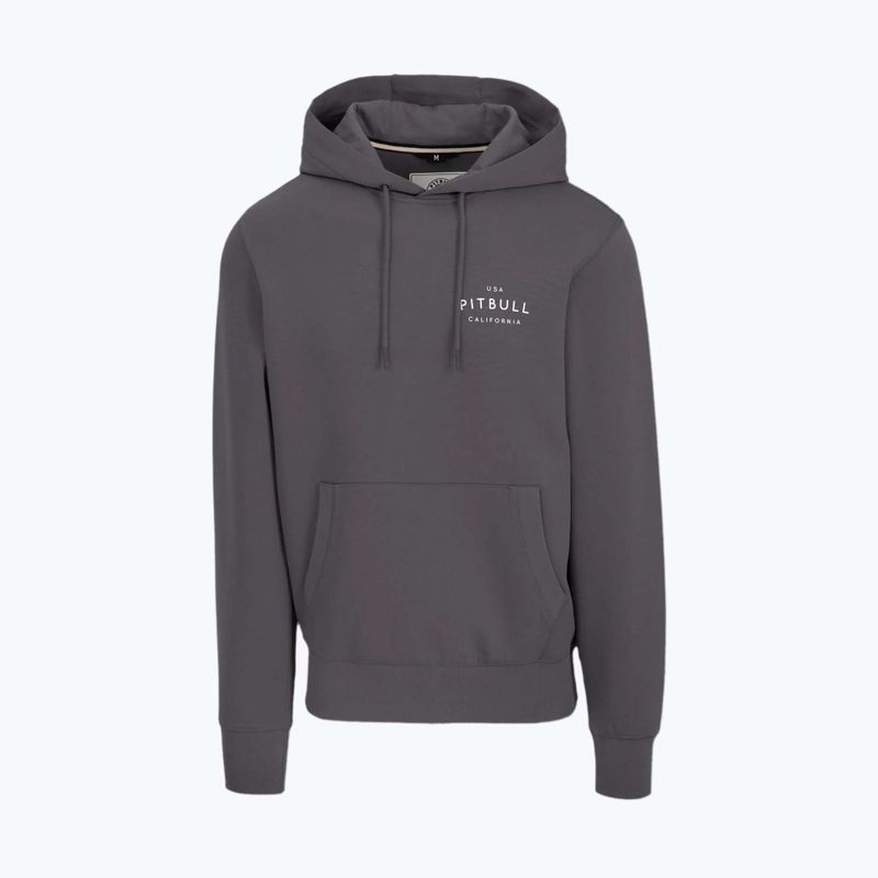 Pánska mikina Pitbull Sampson Hooded Sweatshirt graphite 6