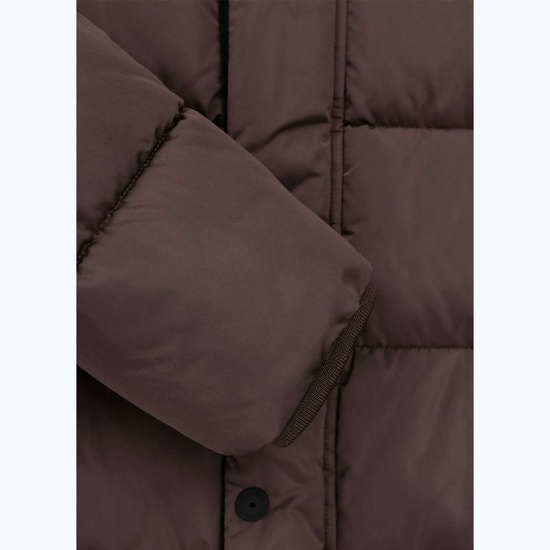 Dámska zimná bunda Pitbull Amalia Padded Hooded dark chocolate 10