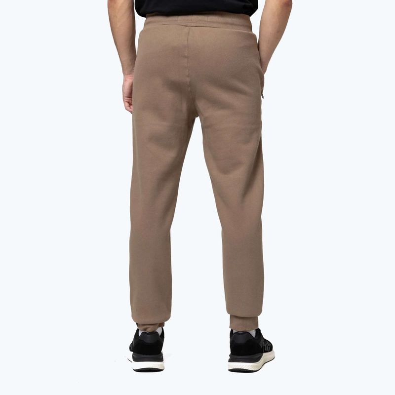 Pánske nohavice Pitbull Small Logo HD Track coyote brown 3
