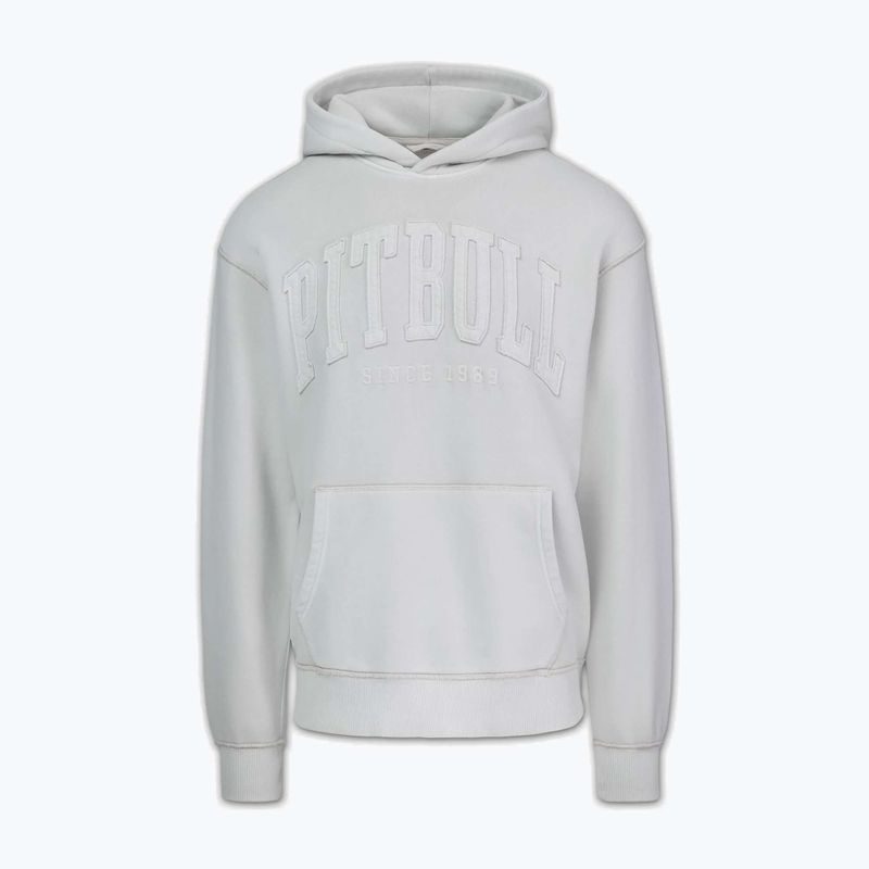 Pánska mikina Pitbull Orlando Hooded white stone 4