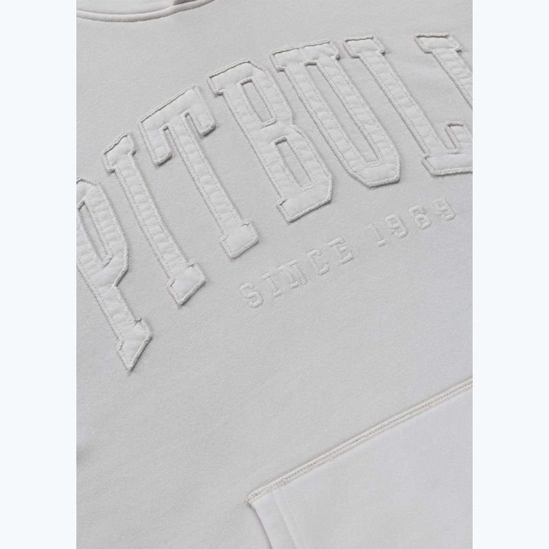 Pánska mikina Pitbull Orlando Hooded white stone 6