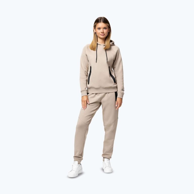 Dámska mikina Pitbull Explory Hooded cappuccino 2