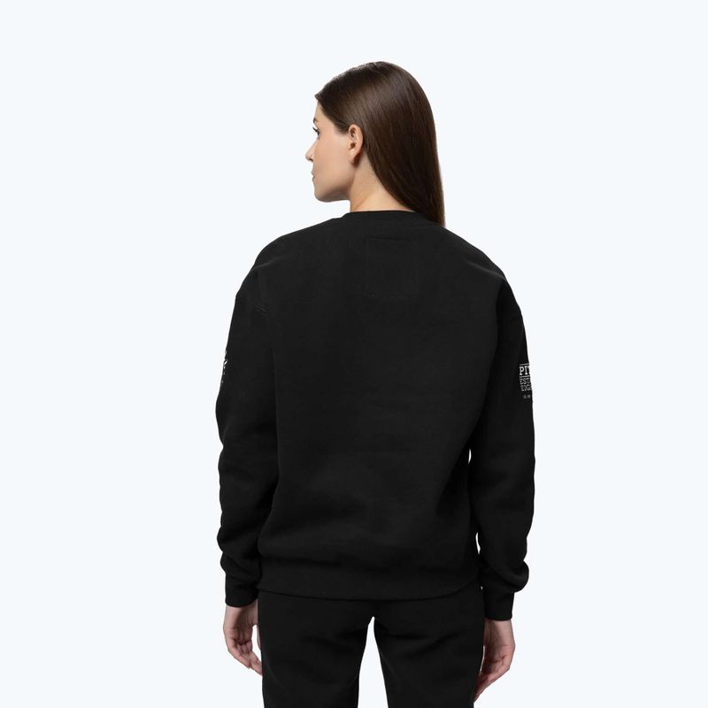 Dámska mikina Pitbull Crewneck Fiora black/black 3