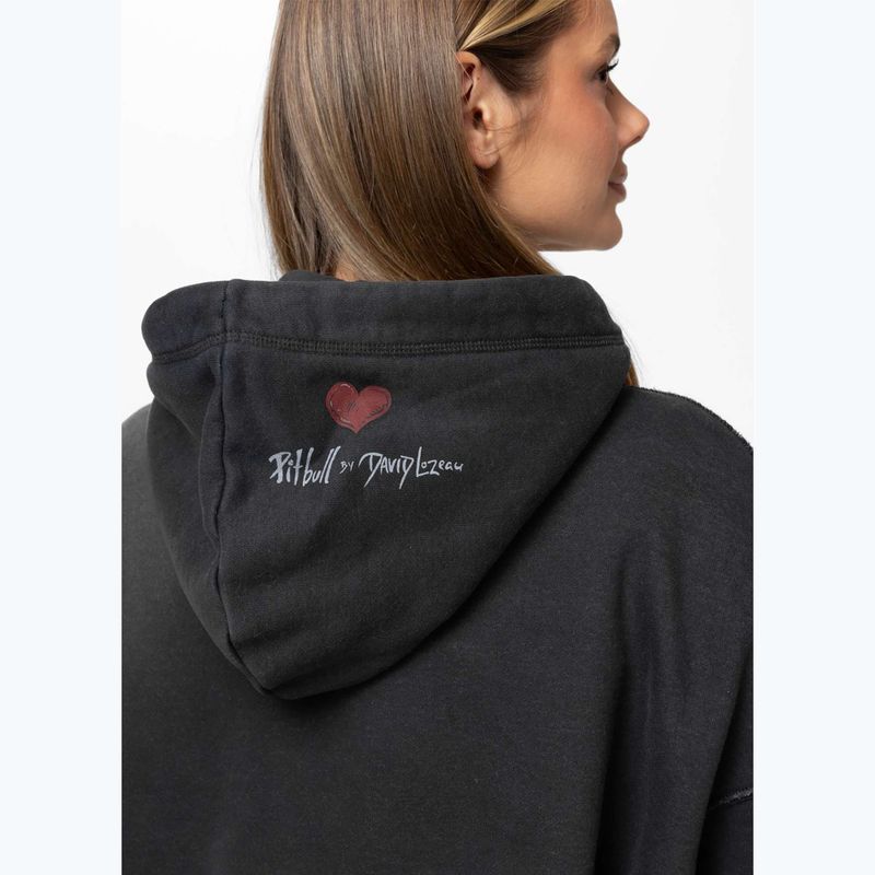 Dámska mikina Pitbull Thick & Thin Hooded dark graphite 3