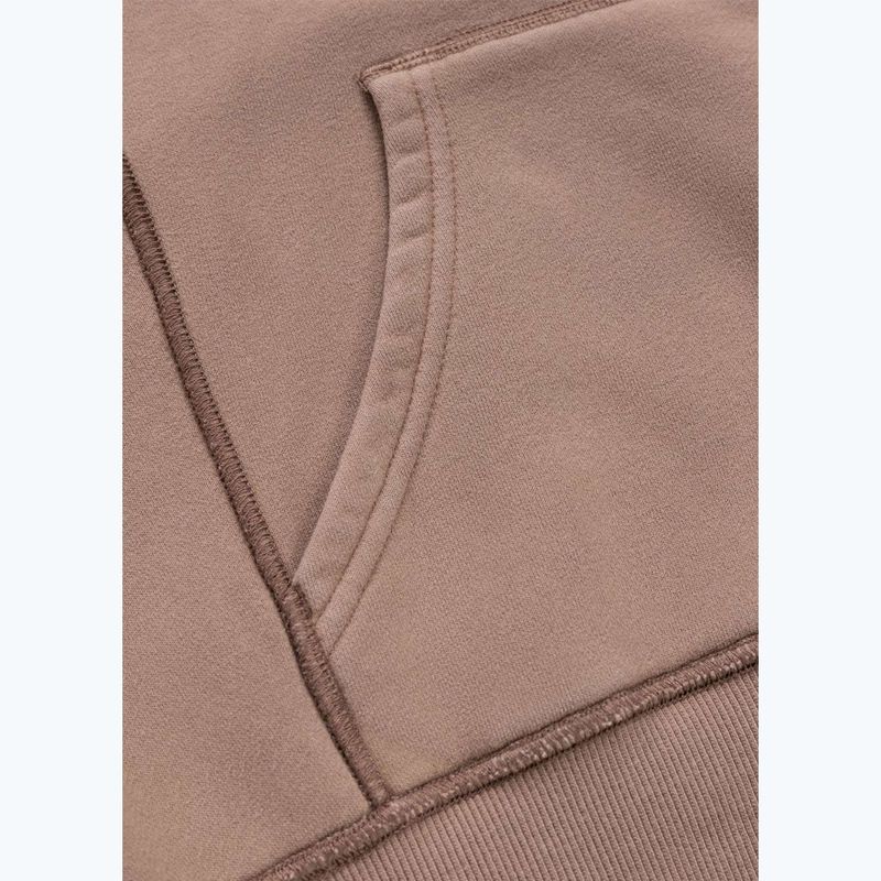 Dámska mikina Pitbull Skull Surf Hooded Zip chocolate mousse 13